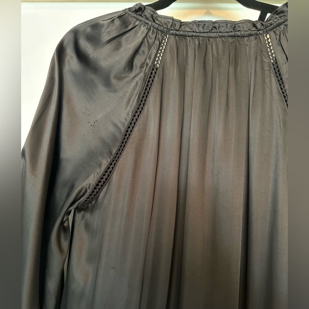 Cleobella Rose Mini Dress with Ruffled Drop Waist &Tassels, L/S, Size XS - Picture 11 of 15